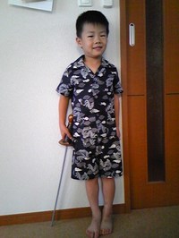 ちょっぴりキザな男の子（笑）