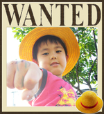 ルフィ風　海賊王の麦わら帽子