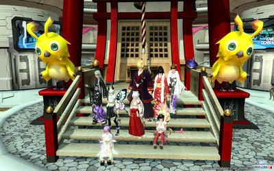 アークス神社(？)にて