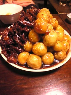 新じゃがの揚げ煮