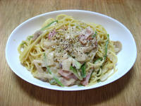 クリームパスタ