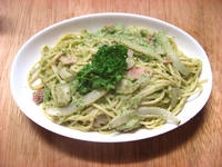 ブロッコリーと豆乳のパスタ