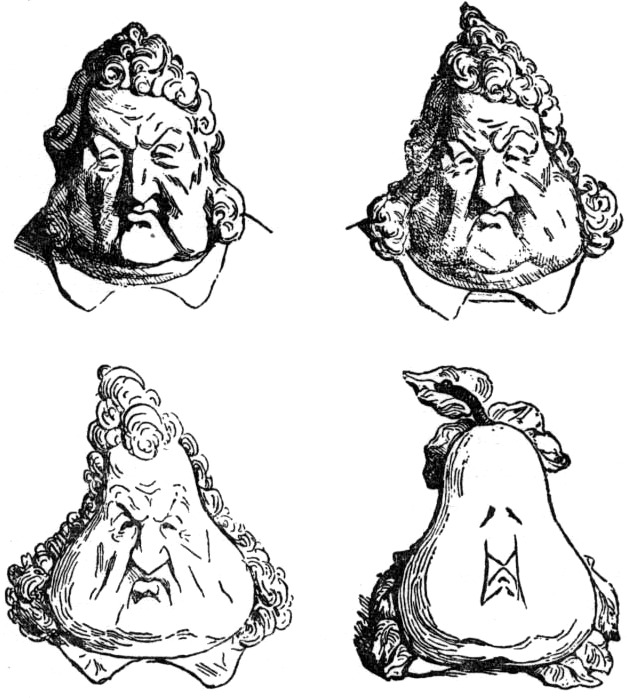 Louis Philippe as Pear