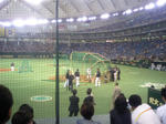 試合前１