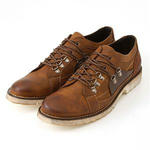 FRANCO GIOVANNI(フランコジョバンニ) ホワイトソールラウンドトゥカジュアル ライトブラウン43