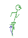 キックアップイラスト