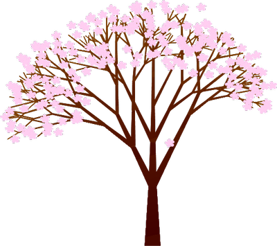 木のイラストセット52 Webの素材屋 カラフル