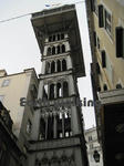 リスボン（Lisbon）のサンタ・ジュスタのリフト （Elevador de Santa Justa）