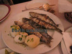 カスカイス（Cascais）で食べたイワシのグリル