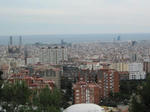 グエル公園（Parc Güell）からのバルセロナの街の眺め