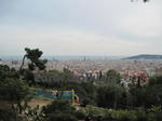 グエル公園（Parc Güell）からのバルセロナの街の眺め