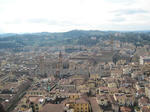 サンタ・マリア・デル・フィオーレ大聖堂（Cattedrale di Santa Maria del Fiore）のてっぺんからのフィレンツェ（Firenze、Florence）の街並み