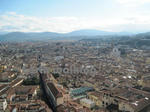 サンタ・マリア・デル・フィオーレ大聖堂（Cattedrale di Santa Maria del Fiore）のてっぺんからのフィレンツェ（Firenze、Florence）の街並み