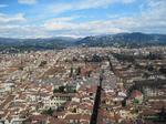 サンタ・マリア・デル・フィオーレ大聖堂（Cattedrale di Santa Maria del Fiore）のてっぺんからのフィレンツェ（Firenze、Florence）の街並み