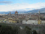 ミケランジェロ広場（Piazzale Michelangelo）からのフィレンツェ（Firenze、Florence）の街並み