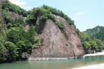 古座川の一枚岩