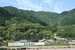 『熊野古道　大門坂』の駐車場からの風景