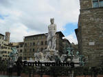 ヴェッキオ宮殿（Palazzo Vecchio）前の広場の彫刻