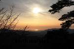 高野山からの夕陽