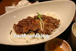 名神高速の多賀SAの近江牛のステーキ丼