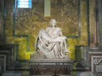 サン・ピエトロ大聖堂（St. Peter's Basilica）のミケランジェロのピエタ（Pietà）