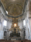サン・ピエトロ大聖堂（St. Peter's Basilica）の『聖ペテロの司教座（Chair of Saint Peter）』ジャン・ロレンツォ・ベルニーニ作