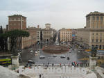 ヴィットーリオ・エマヌエーレ2世記念堂（Monumento Nazionale a Vittorio Emanuele II）からの眺め