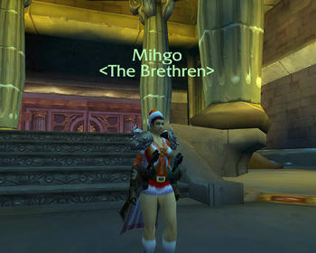 サンタ服にあわなくてビックリした