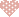 デコメ素材_ハート＆白ドット(赤系4(小))