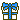 デコメ絵文字_クリスマス(プレゼントBOX青)