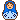 デコメ絵文字_マトリョーシカ(青&times;水色)