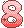 デコメ素材数字_キラキラ_ピンク系グラデ（8）