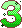 デコメ素材数字_キラキラ_緑系グラデ（3）
