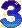 デコメ素材数字_キラキラ_青系グラデ（3）