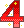 デコメ素材数字_キラキラ_赤系グラデ（4）