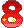 デコメ素材数字_キラキラ_赤系グラデ（8）