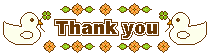 デコメ素材_Thank you(鳥・白)
