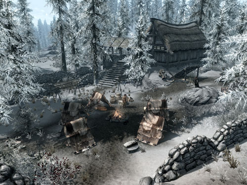 Expanded Miner Villages 村の微拡張mod 方向音痴のskyrim