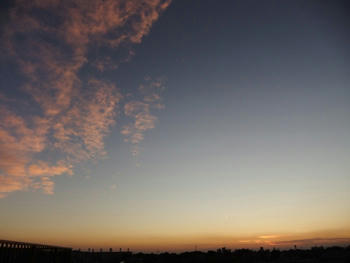 夕暮れ