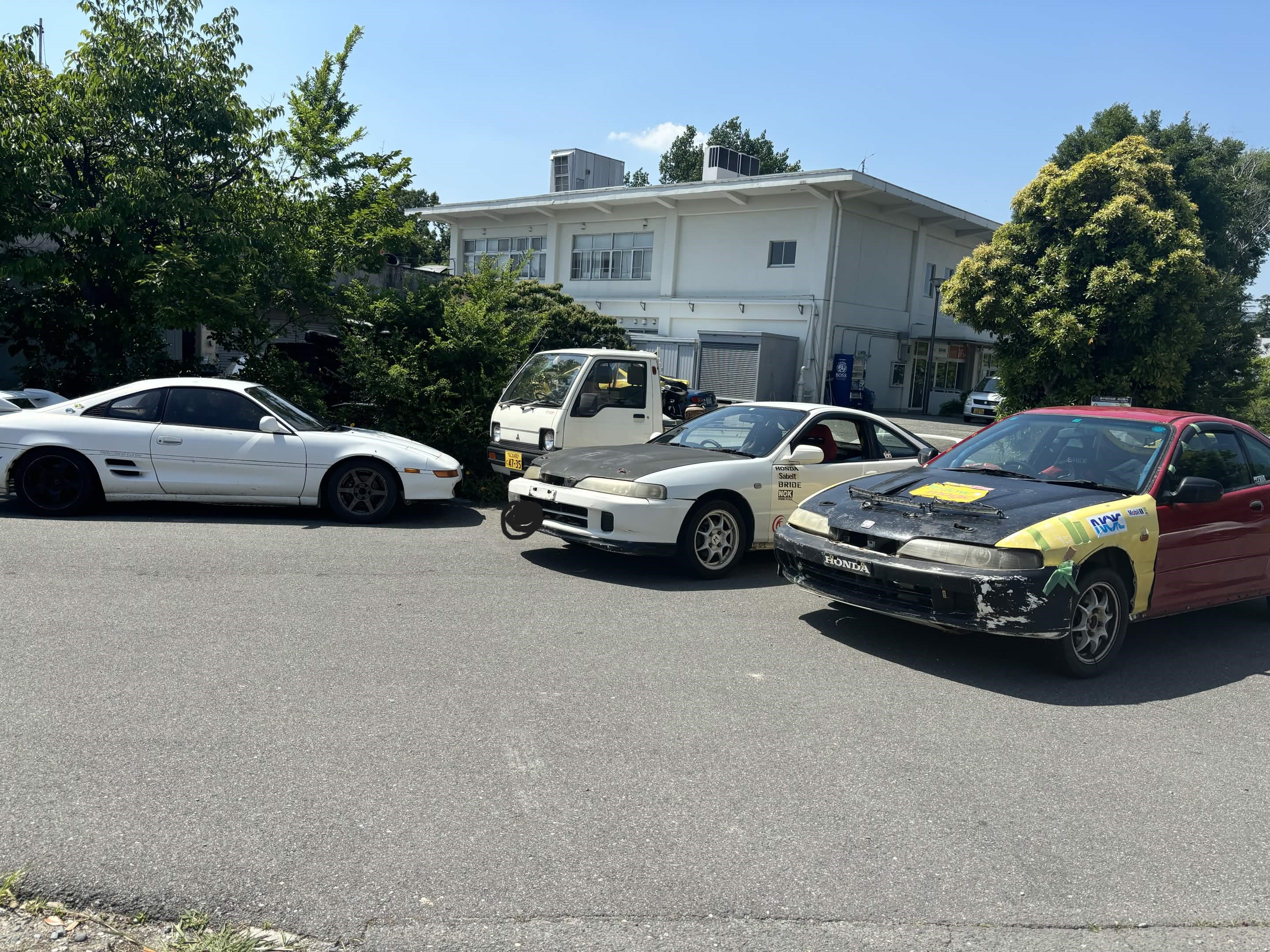 所有車両集合