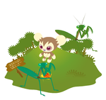 カマキリに変身!