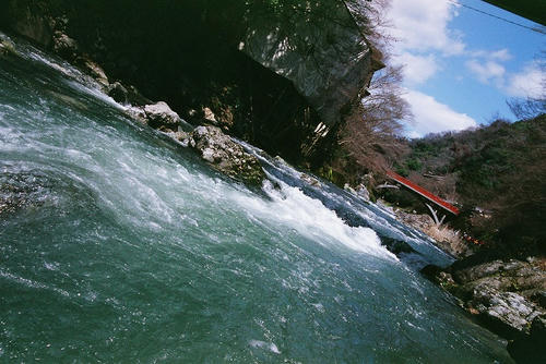 京都　嵐山　清滝