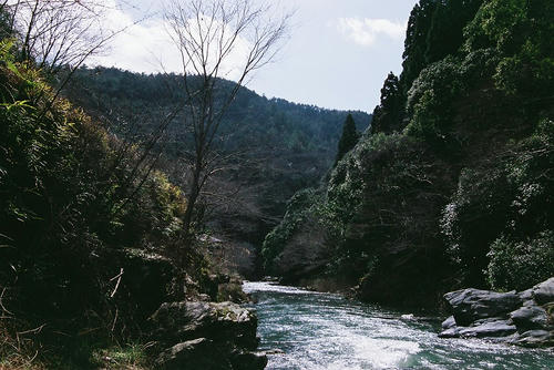 京都　嵐山　清滝