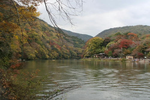 嵐山　桂川（保津川）　紅葉