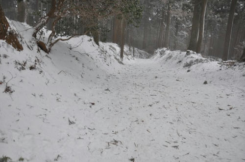 京都 初詣 雪山 冬山 愛宕山 愛宕神社