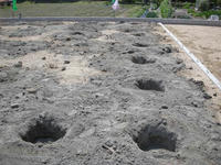 オークタウン私市Ⅱ　乾式改良杭工事