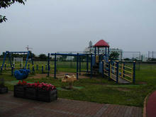 流域下水道処理場広場