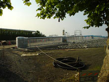 村上貯水池突堤