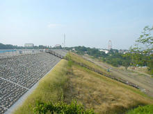 村上貯水池突堤