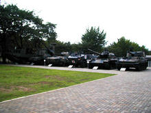 陸上自衛隊広報センター 裏庭